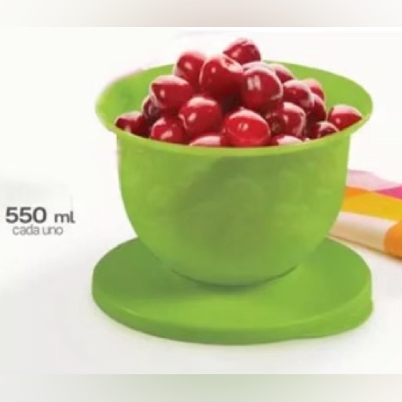 Tupperware Impressions Classic Mini Bowl Green Color - Picture 2 of 3